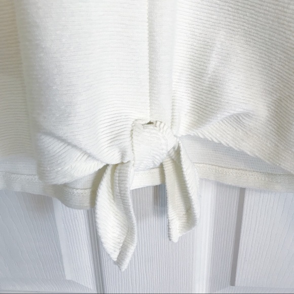 SOLD Madewell Texture & Thread Top cream medium - Picture 2 of 7